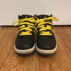Yellow and Black Jordan’s